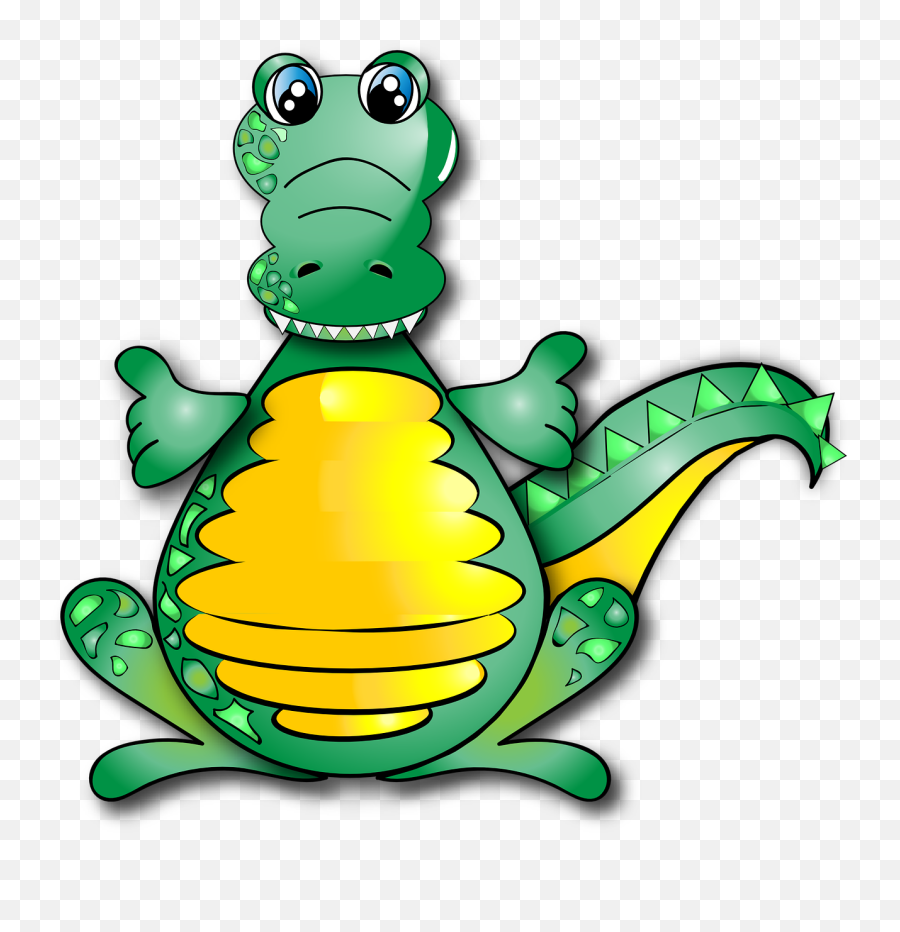 Crocodile Funny Alligator Cute Transparent Image Digital - Buaya Lucu Vektor Emoji,Gators Emoji