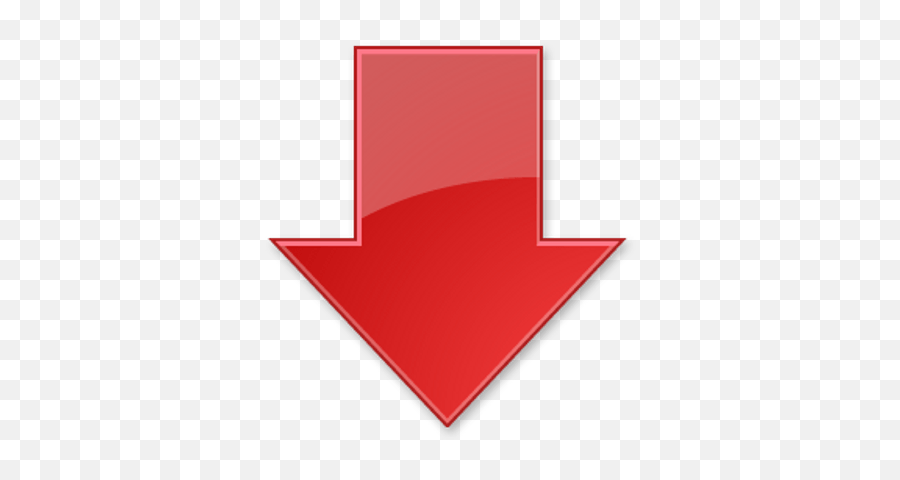 Red Down Arrow Transparent Png - Red Arrow Down Icon Emoji,Blue Arrow Emoji