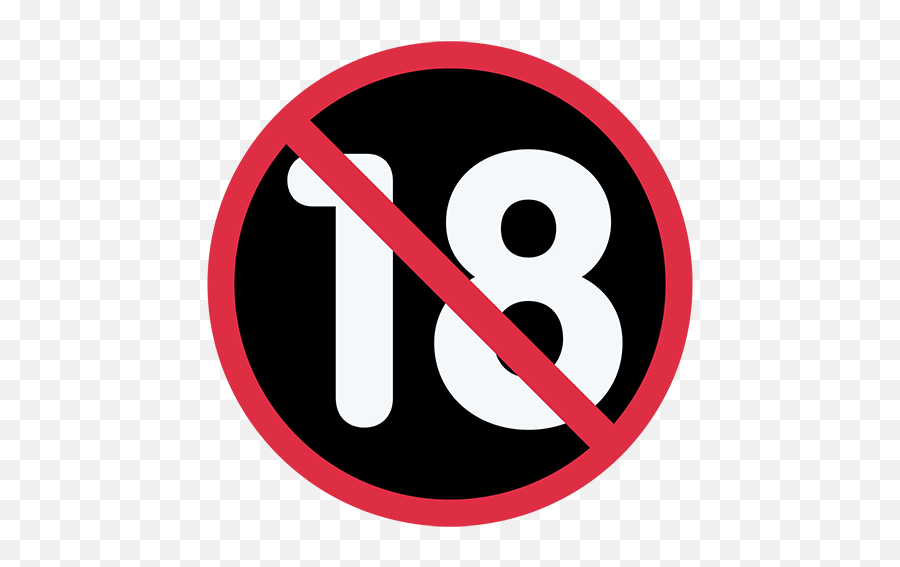 No One Under Eighteen Symbol - Emoji 18,Number 1 Emoji