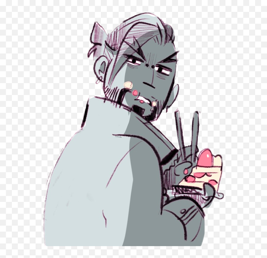 Hanzo Dilfosaur Casualhanzo Sticker - Fictional Character Emoji,Hanzo Emoji Set