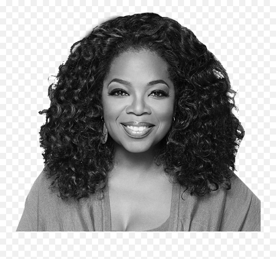 Is Oprah Winfrey Married Husband - Oprah Winfrey Png Black And White Emoji,Jordan Schlansky Emotion