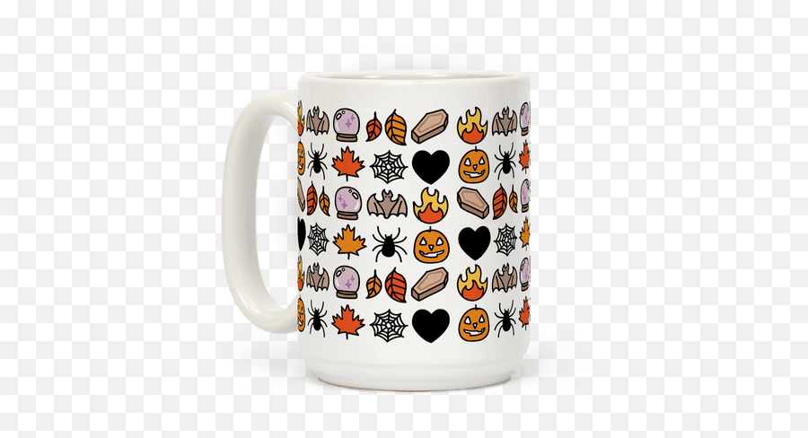 Omg Fall Emojis Coffee Mugs - Serveware,Fall Emojis