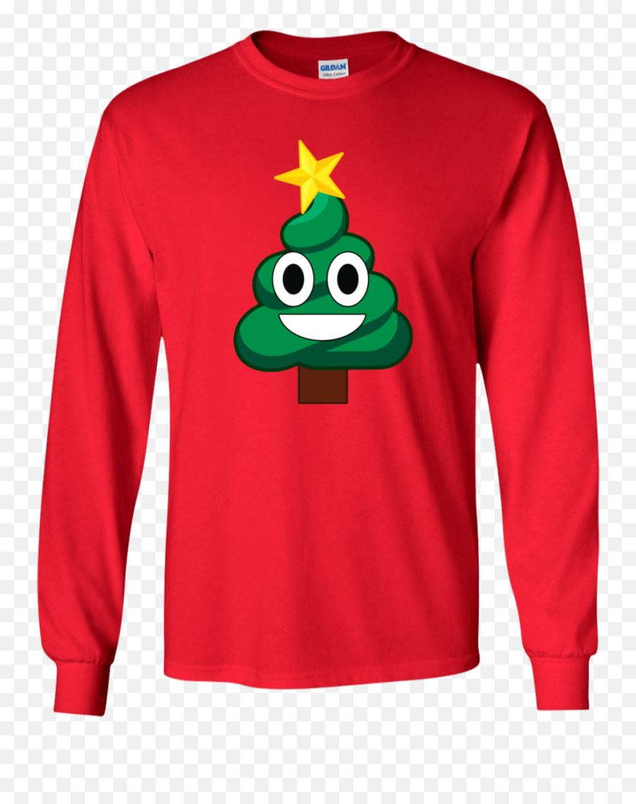 Christmas Tree Poop Emoji Youth Ls - 786000229 Mazaamode Father Daughter Star Wars T Shirts,Christmas Tree Emoji