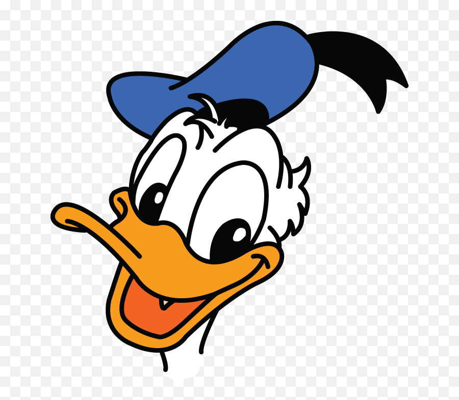 Donald Duck Head Hd Png Transparent - Easy Donald Duck Cartoon Emoji,Donald Duck Emoji Download