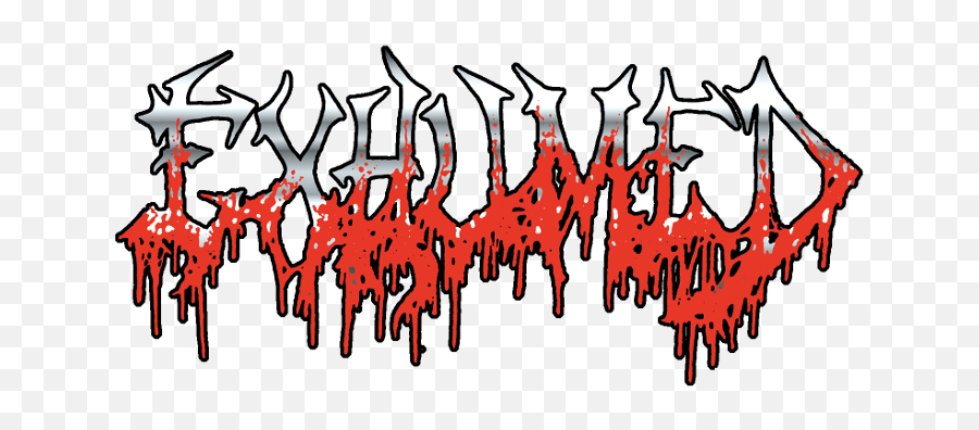 Hour Of Penance - Exhumed Logo Emoji,Headbanging Emoticon Throwing Devil Horns