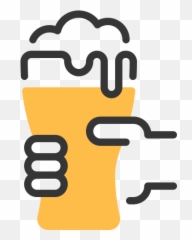 Glass Beer Beverage Alcohol Hand Party Free Icon Of - Language Emoji,Emoticon Cervezas Whatsapp