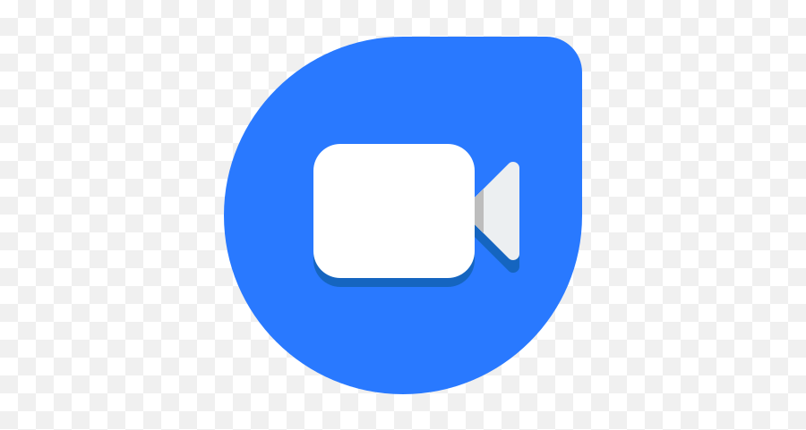 Google Duo Icon In Color Style - Google Duo Icon Emoji,Google Messages Colored Emojis