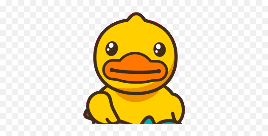 Sticker Maker - Happy Duck Cartoon Gif Emoji,Rubber Duck Emoticon Hipchat