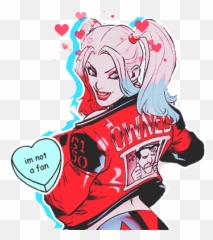 Drawing Comic Harley Quinn Emoji,Red Hot Emotion Keyboard