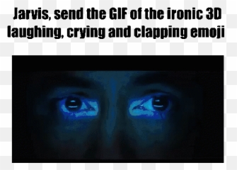 Jarvis Send The Funny Sticker - Jarvis Send The Funny 3d Emoji,Funny Blue Emoji