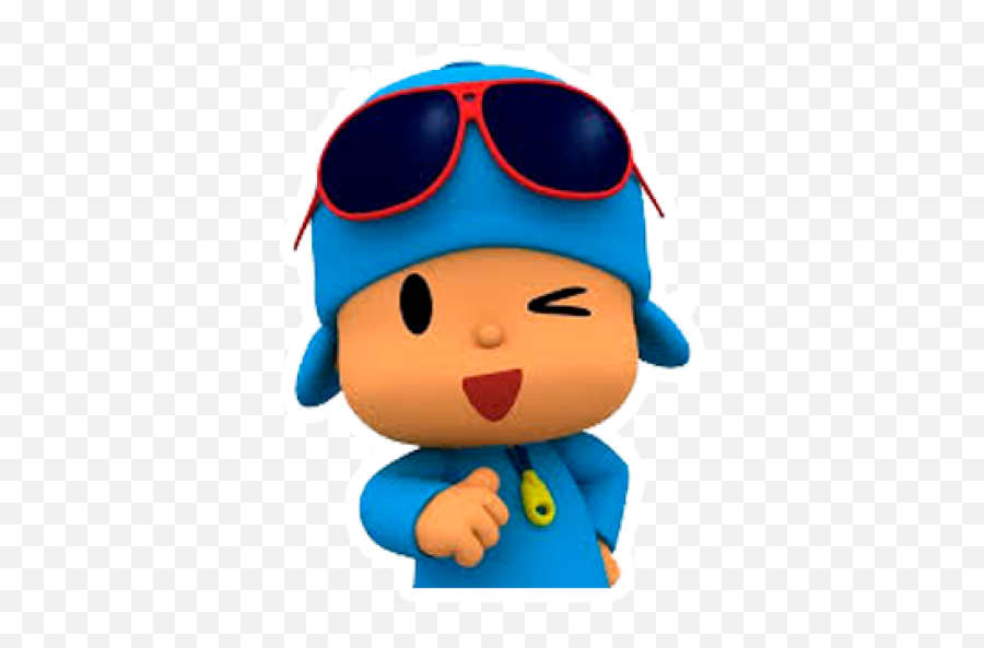 Sticker Maker - Pocoyo Stickers Emoji,Emoticon Dito Medio Iphone