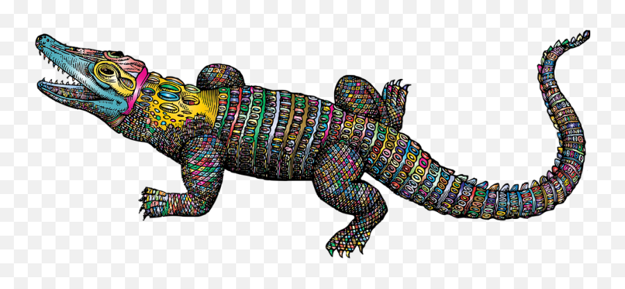 Art Reptile Animal - Alligators Emoji,Reptiles Have Emotions - Free ...