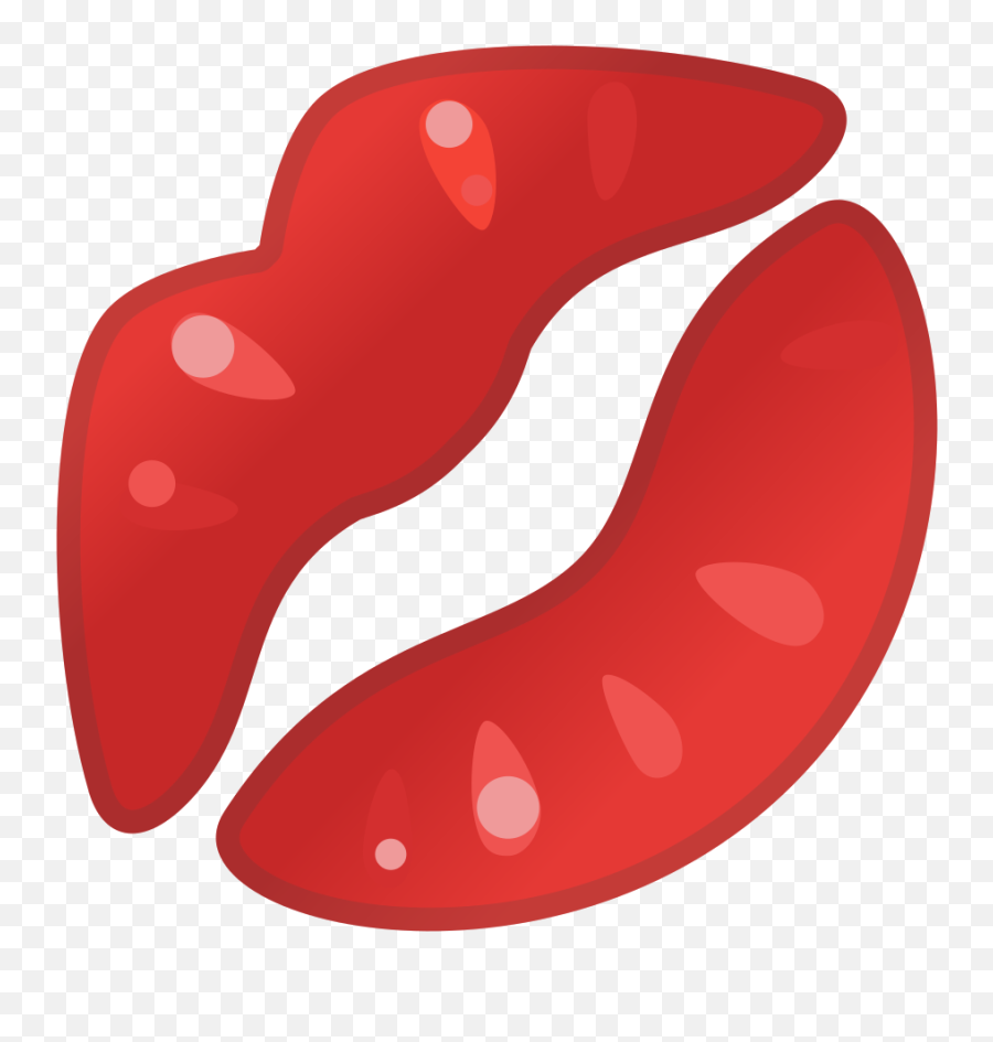 Kiss Mark Free Icon Of Noto Emoji - Draw Kissing Lips Emoji,Kiss Emoticons Text