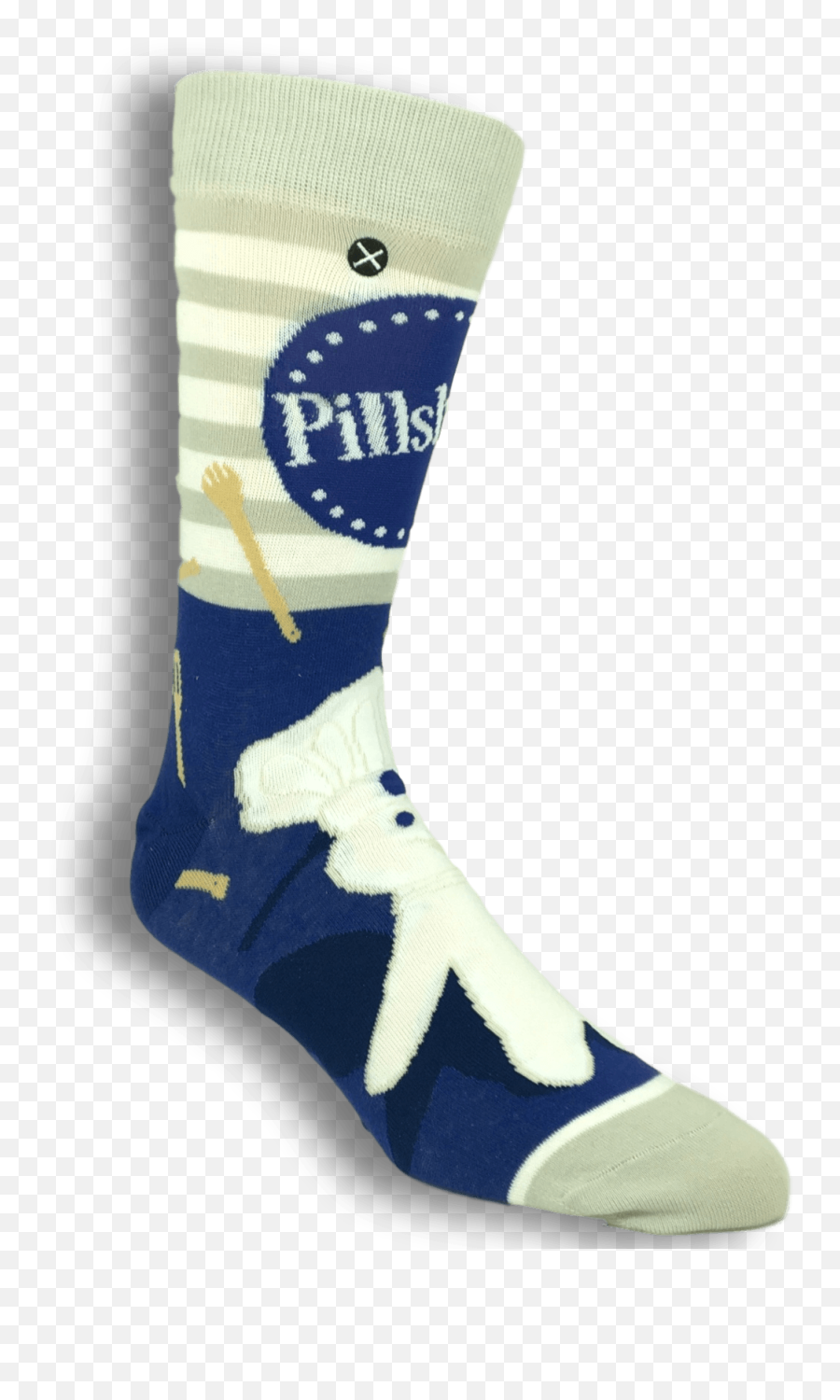 Pillsbury Doughboy Socks By Odd Sox - Unisex Emoji,Odd Sox Emoji Socks