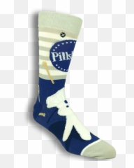 Pillsbury Doughboy Socks By Odd Sox - Unisex Emoji,Odd Sox Emoji Socks
