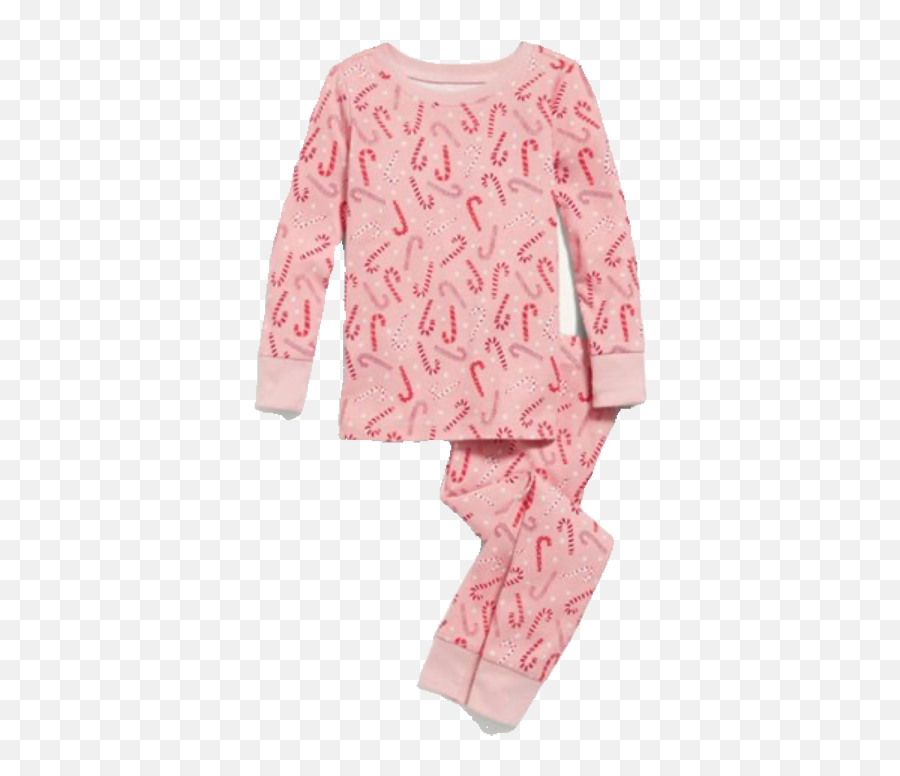 Kidclothes Clothes Pjs Sticker - Toddler Candy Cane Pajamas Emoji,Emoji Pajamas