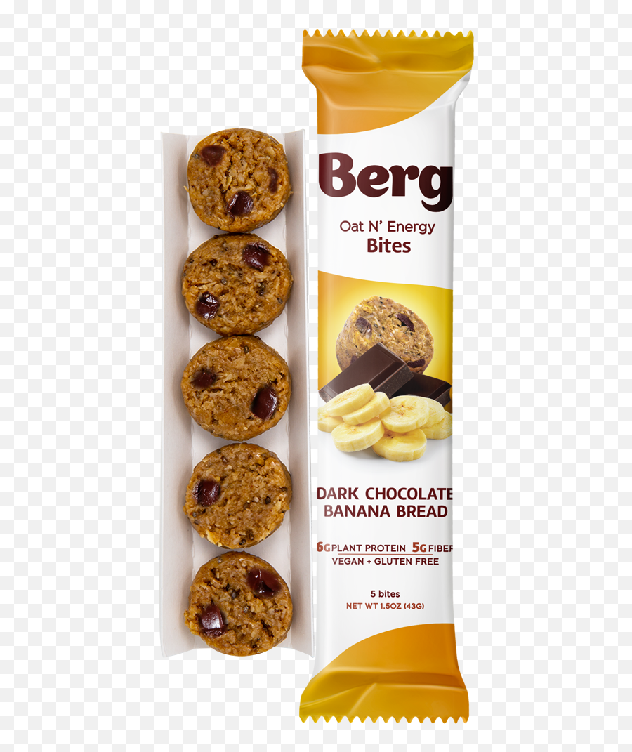 15oz Dark Chocolate Banana Bread Energy Bites - Chocolate Chip Cookie Emoji,Chia Pet Emoji Retailers