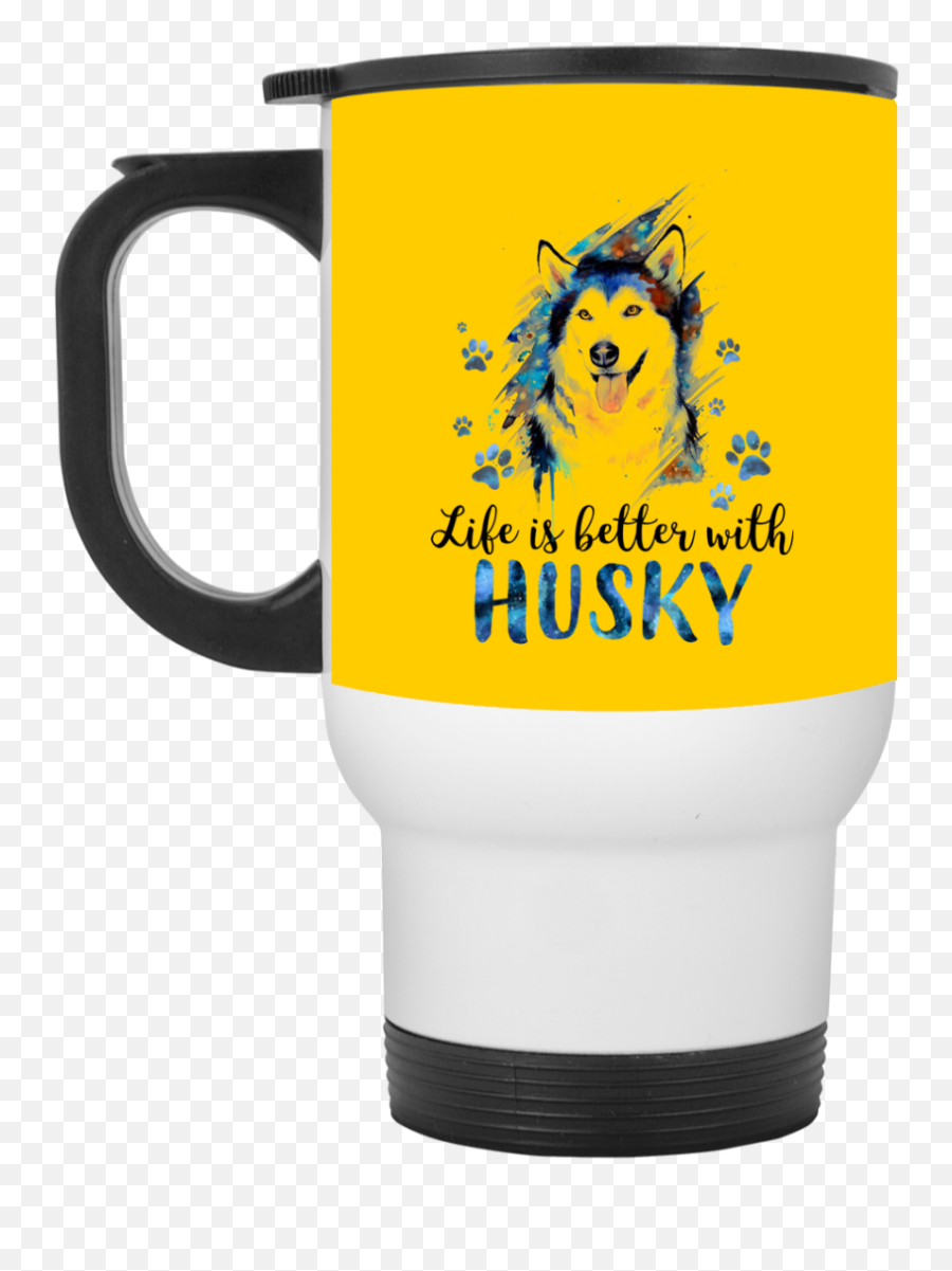 Nice Husky Mug - Life Is Better With Husky Is A Awesome My Vocabulary At Work Coffe Cup Emoji,Zzzz Emoticon