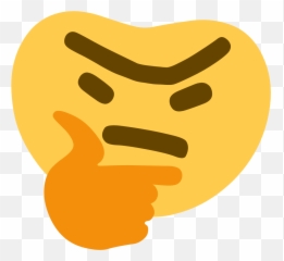 Thunk - Dank Thinking Emoji,Wondering Emoji