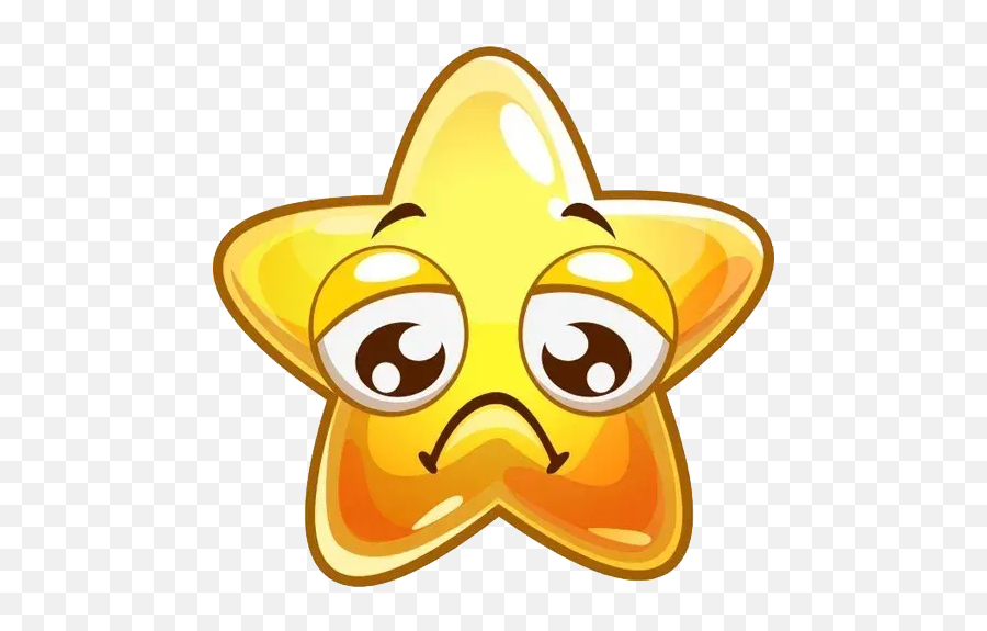 Emoji Stars Whatsapp Stickers - Stickers Cloud Star With Tongue Out,Gold Emoji