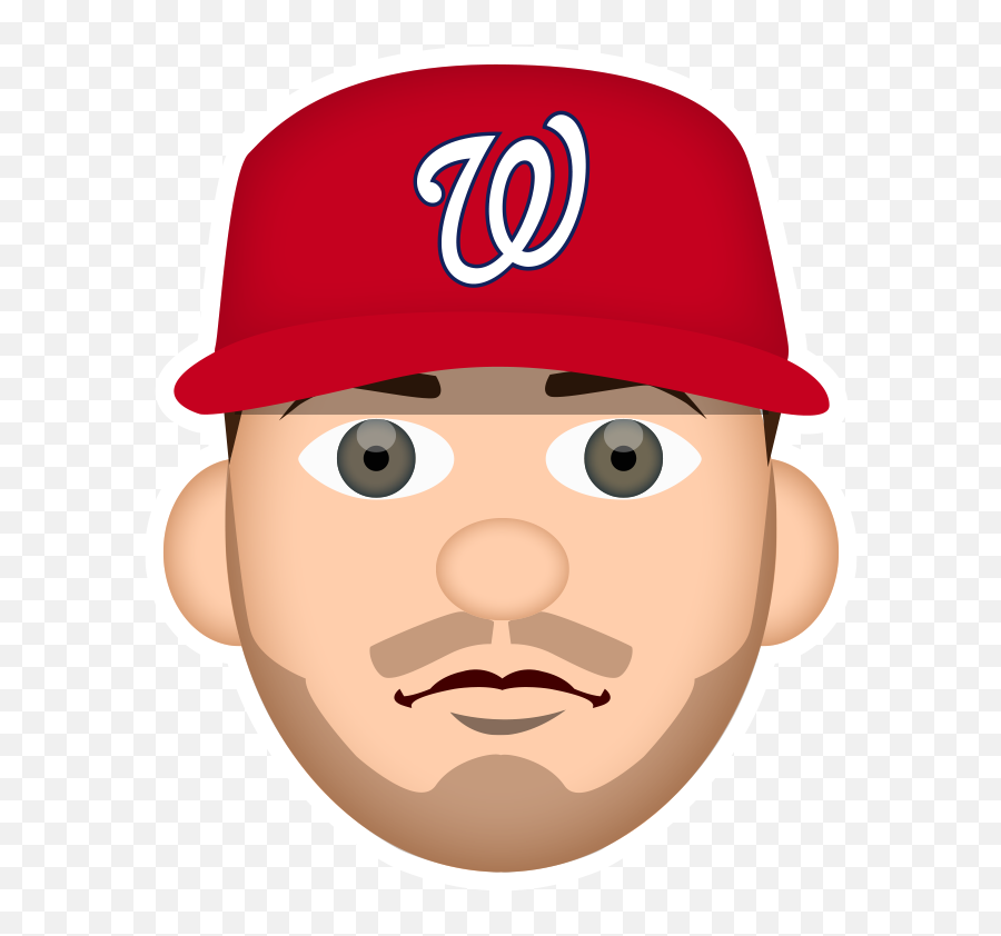 Nationals Emojis - Washington Nationals Cartoon Logo Hd,Bell Man Emoji