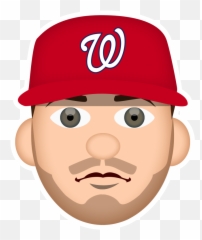Nationals Emojis - Washington Nationals Cartoon Logo Hd,Bell Man Emoji