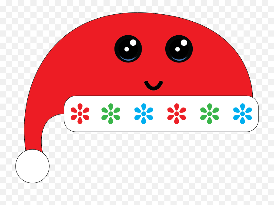 Kawaii Christmas Illustration - 009 Dot Emoji,Coloring Emoji Pillow