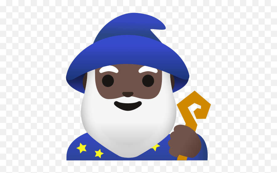 Magician With Dark Skin Tone - Emoji Do Mago Pele Escura,Ufe0f Emoji