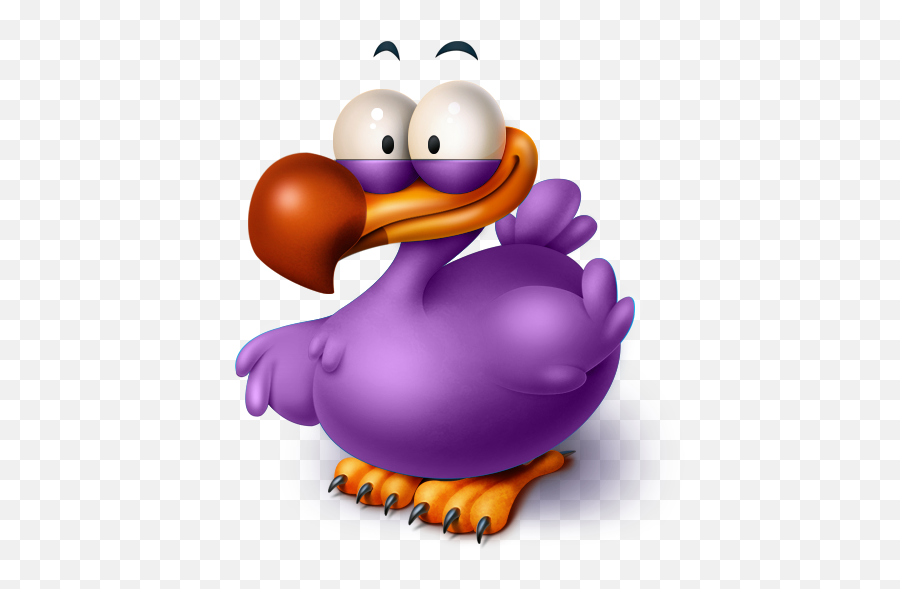 The Extinct Flightless Pidgin Bird Icon Titto The Dodo - Doo Doo Bird Funny Emoji,Bird Animated Emoticon