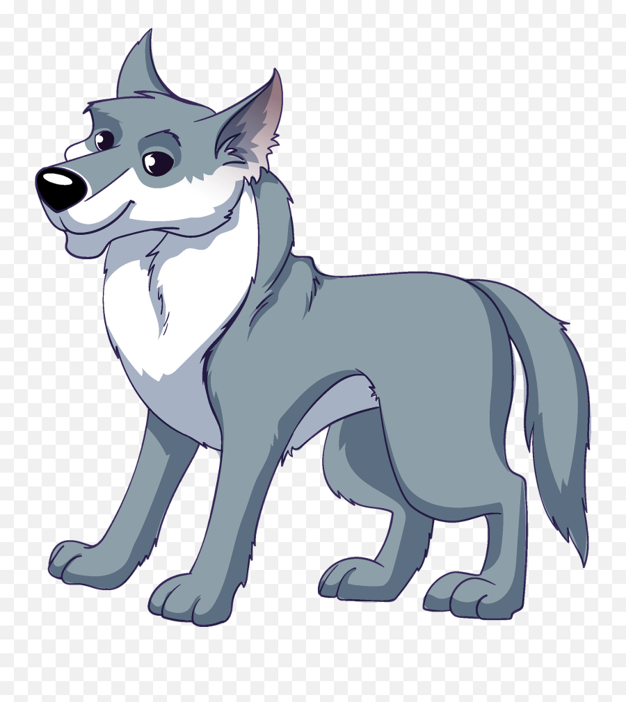 Wolf Clipart - Northern Breed Group Emoji,Howling Wolf Emoji
