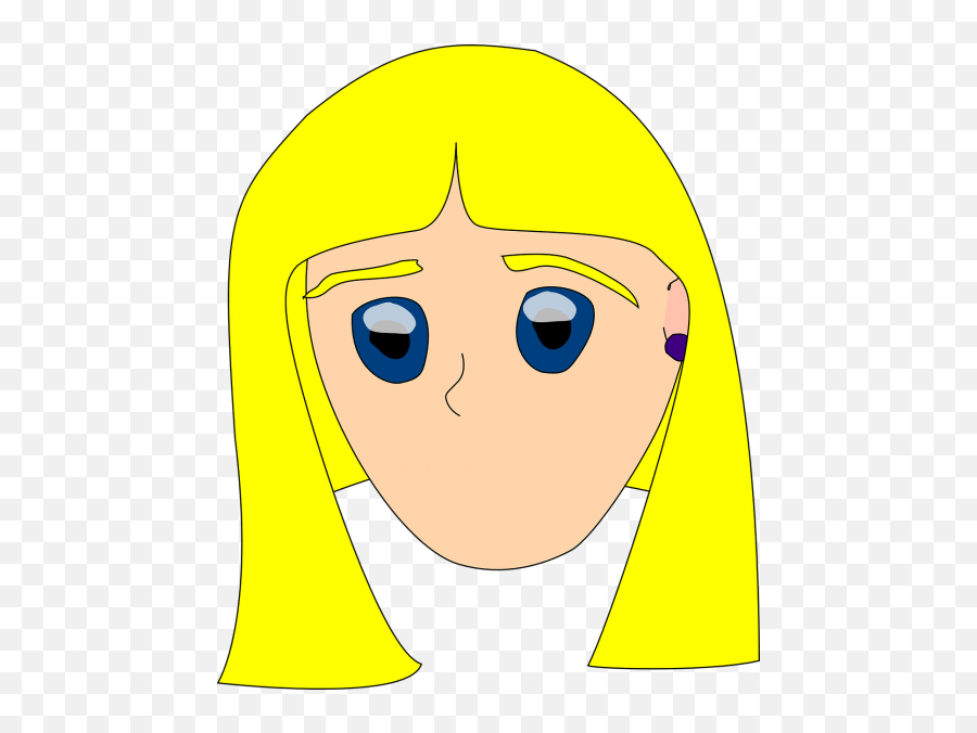 Sorrowanimegirlnarisovannabrunette - Free Image From Dot Emoji,Anime Sad Crying Emotion Face