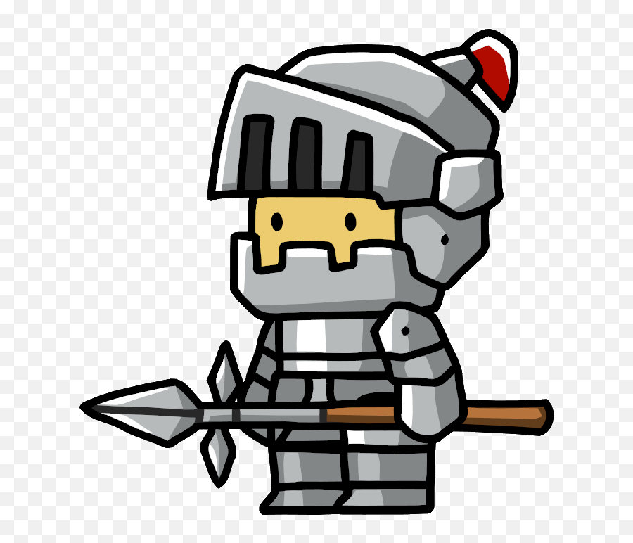 Pikeman - Scribblenauts Knight Png Clipart Full Size Scribblenauts Knights Emoji,Emotion Scribble