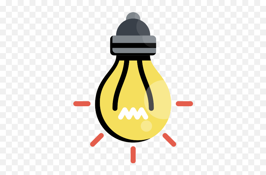 Light Bulb Vector Svg Icon 13 - Png Repo Free Png Icons Incandescent Light Bulb Emoji,Emojis Hanging From Ceiling