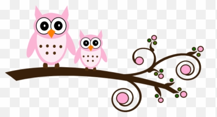 Baby Girl Owl Clipart - Owl Baby Shower Clip Art Emoji,Pink Owl Emoticon