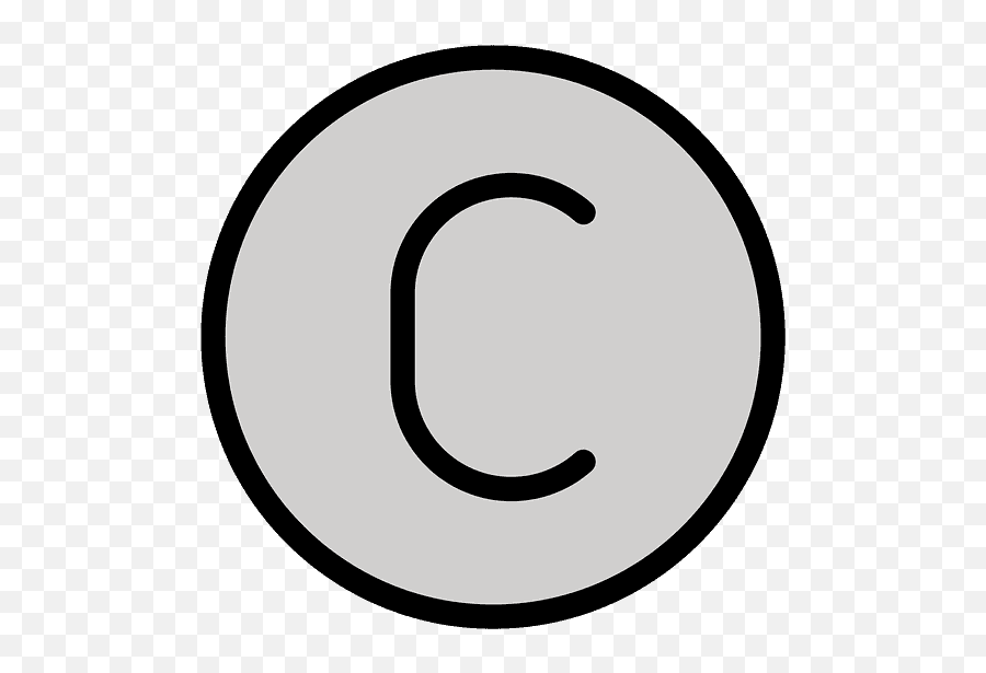 Copyright Emoji - Dot,C Emoji