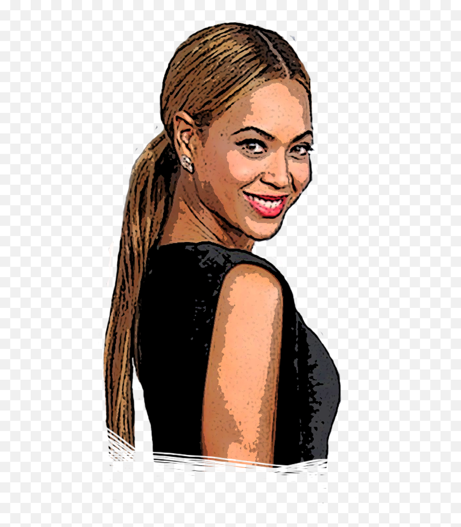 Beyoncé Transparent Image - Cartoon Beyonce Png Emoji,Beyonce Surrounded By Heart Emojis
