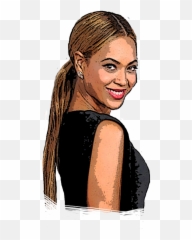Beyoncé Transparent Image - Cartoon Beyonce Png Emoji,Beyonce Surrounded By Heart Emojis