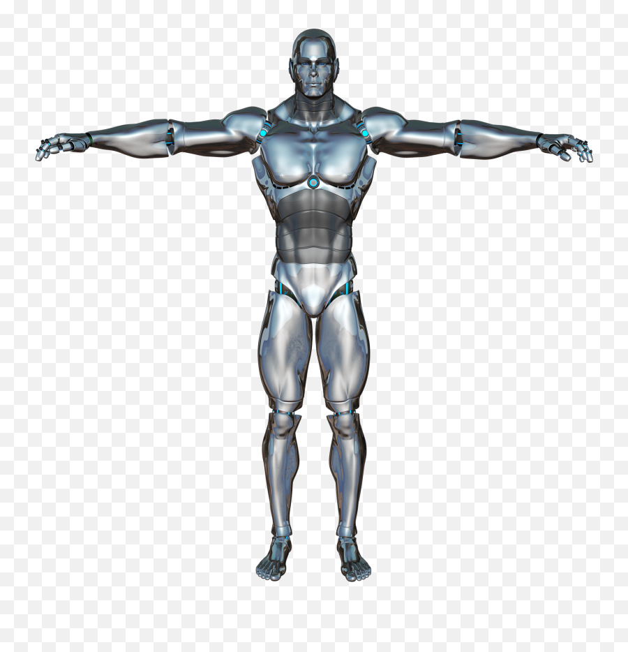 Isolated Silver Cyborg Free Image Download - Human Cyborg Robot Emoji,Cyborg's Emotion Teen Titans