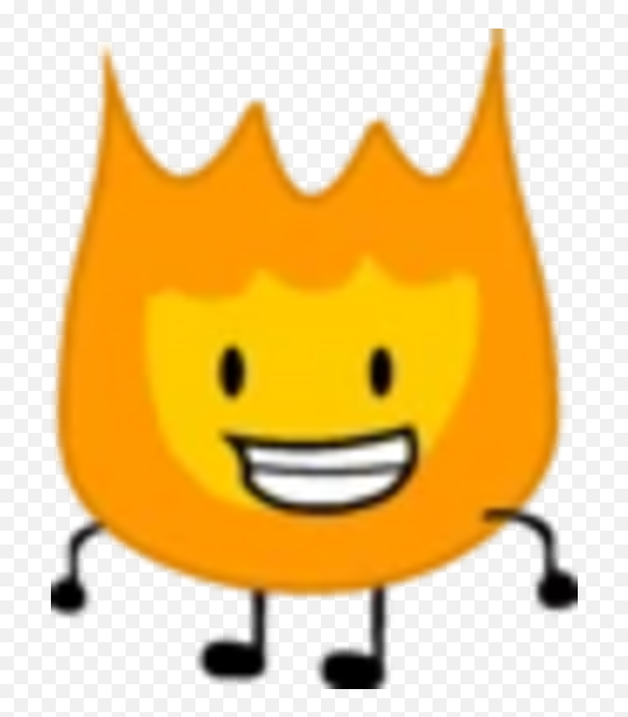 Object - Battle For Dream Island Firey Emoji,Fireman Smiley Emoticon