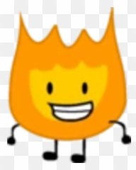 Object - Battle For Dream Island Firey Emoji,Fireman Smiley Emoticon