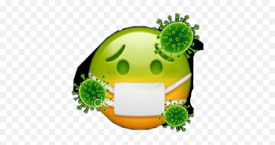 Emojicoronavirusinteresting Sticker By Christian - Buenos Dias Con Prevencion Emoji,Green Sick Emoticon