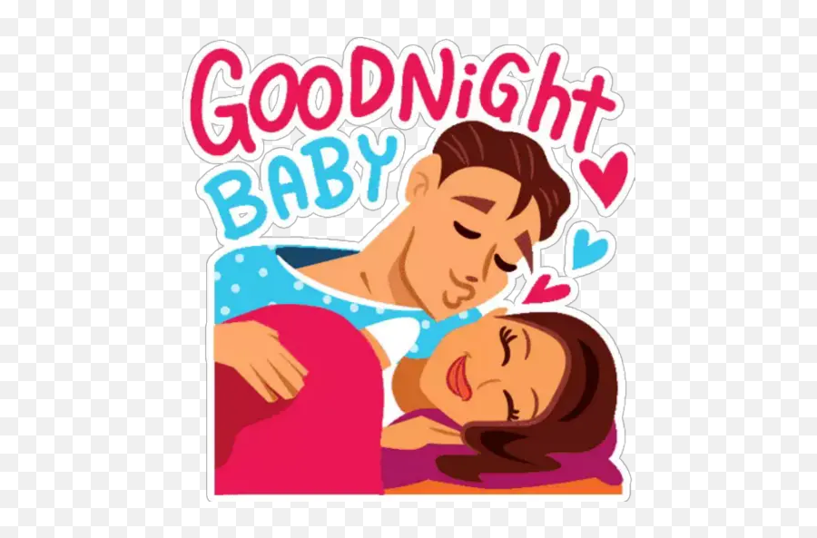 Good Night Stickers For Whatsapp - Love Good Night Sticker Emoji,Goodnight Emoji Art