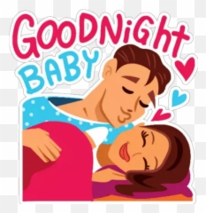 Good Night Stickers For Whatsapp - Love Good Night Sticker Emoji,Goodnight Emoji Art