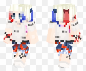 Minecraft Pe Skins - Skins De Harley Quinn Para Minecraft Emoji,How To Get Harley Quinn Emojis