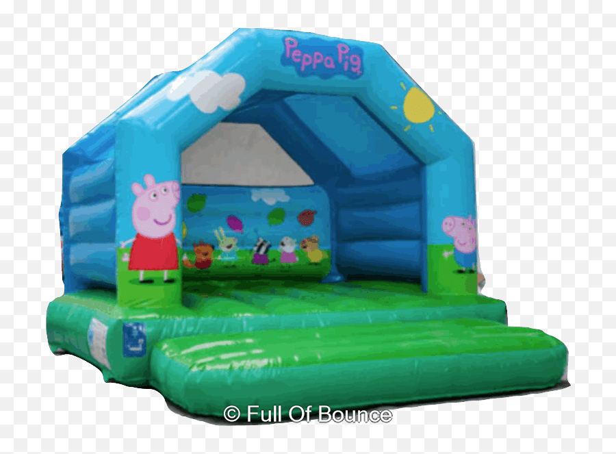 Peppa Pig Bouncy Castle Hire Cardiff Aberdare Swansea Emoji,Cardiff Castle Emoticons