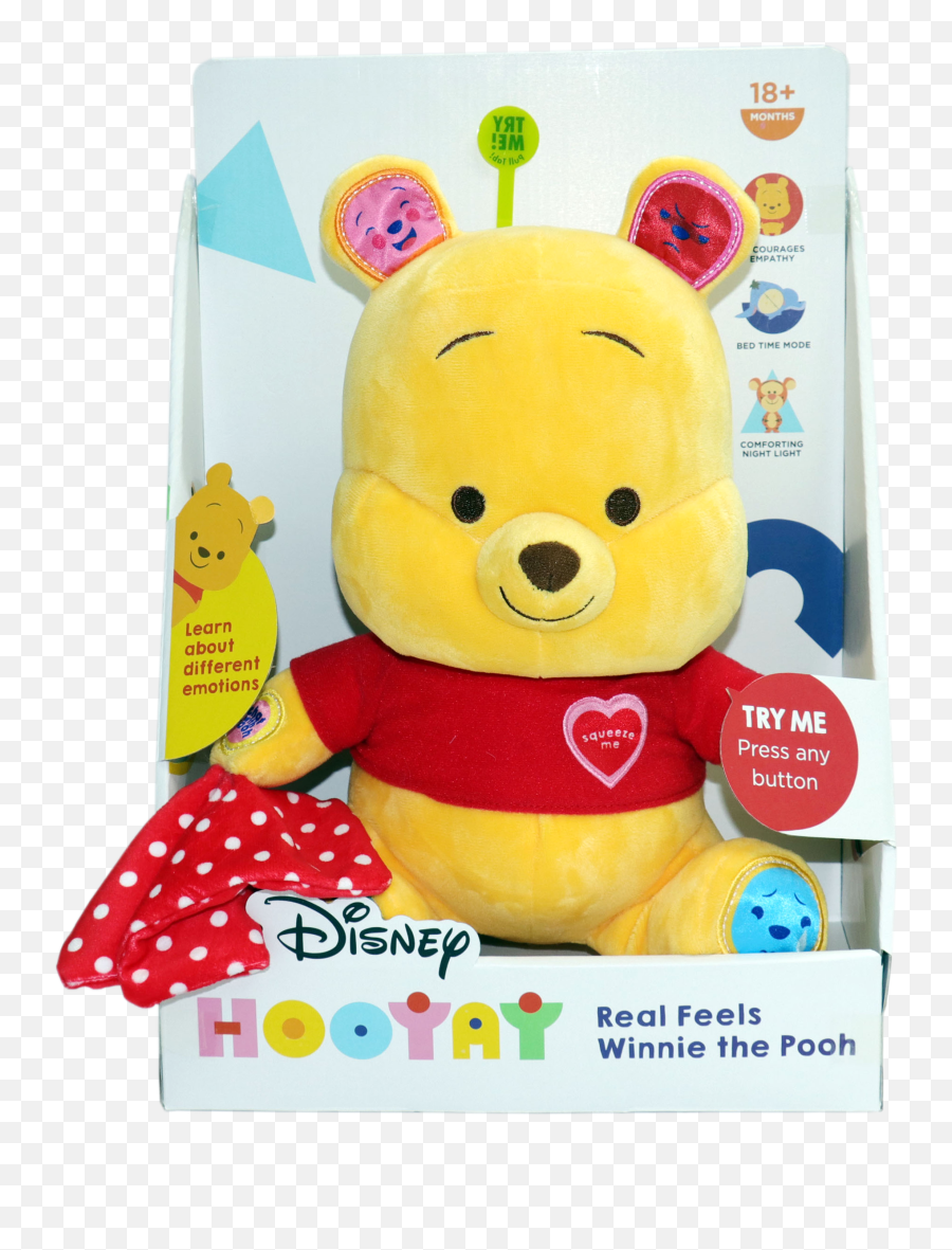 Disney Hooyay Real Feels Winnie The Pooh Plush Big W Emoji,Winnie The Pooh Characters And Their Emotions