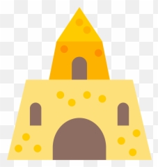 Sand Castle Icon - Sandcastle Icon Clipart Full Size Emoji,Castle Emoji