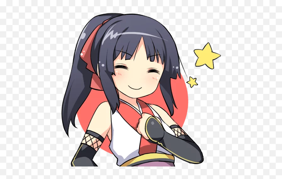 Telegram Sticker From Ninja Girlfriend Pack Emoji,Ninja Mask Emoji