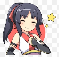 Telegram Sticker From Ninja Girlfriend Pack Emoji,Ninja Mask Emoji