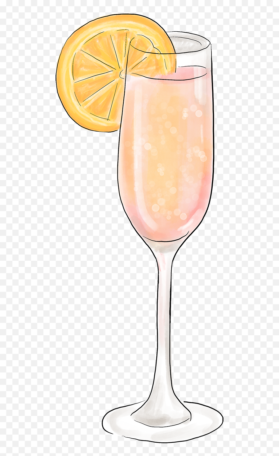 Ftesticker Mimosa Sticker - Wine Glass Emoji,Mimosa Emoji